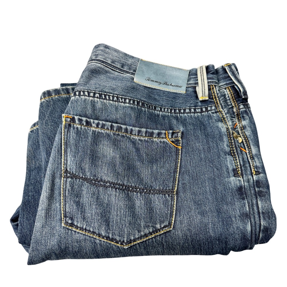 Tommy Bahama Jeans Mens 36x30 ACTUAL Standard Blue Denim  Coastal Classic